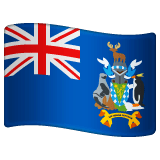 南乔治亚岛和南桑威奇群岛旗帜 on WhatsApp