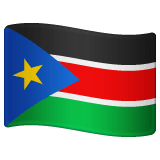 Flagge des Südsudan Emoji WhatsApp