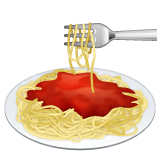 Spaghetti Emoji on WhatsApp