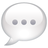 💬 Speech Balloon Emoji on WhatsApp