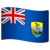 Flaga Wyspy Świętej Heleny on WhatsApp