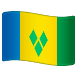 🇻🇨 Bandera de San Vicente y las Granadinas Emoji en WhatsApp