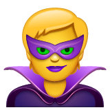 🦹 Personaje De Supervillano Emoji en WhatsApp
