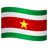 Drapeau du Suriname Émoji WhatsApp