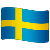 Флаг Швеции Эмодзи в WhatsApp