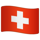 Флаг Швейцарии Эмодзи в WhatsApp