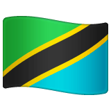 탄자니아 깃발 on WhatsApp
