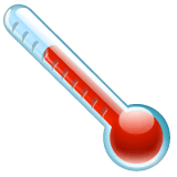 🌡️ Thermometer Emoji auf WhatsApp