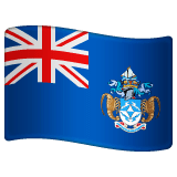 Flagge von Tristan da Cunha Emoji WhatsApp