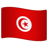 Drapeau de la Tunisie Émoji WhatsApp