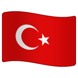 Bandiera della Turchia Emoji WhatsApp