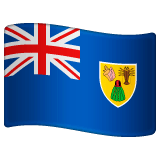 Flaga Wysp Turks I Caicos on WhatsApp