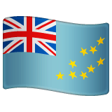 Flag: Tuvalu Emoji on WhatsApp