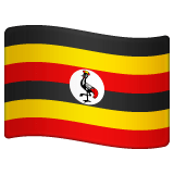 Drapeau de l’Ouganda Émoji WhatsApp