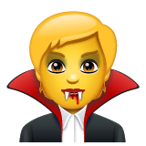 Vampire Emoji on WhatsApp