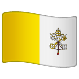 Bandeira da Cidade do Vaticano Emoji WhatsApp