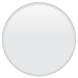 ⚪ Cerchio bianco Emoji su WhatsApp