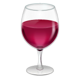 Wine Glass Emoji on WhatsApp