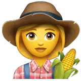 Agricultora Emoji WhatsApp
