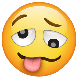 Schwindeliges Gesicht Emoji WhatsApp