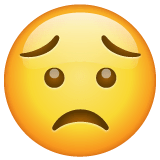 Worried Face on WhatsApp