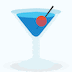 🍸 Copo de cocktail Skype