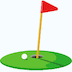 ⛳ Trou de golf avec drapeau Skype