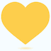 💛 Coração amarelo Skype