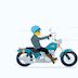 Hombre Motorbike Skype