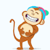Riso do macaco Skype
