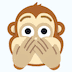 🙊 Macaco com as mãos a tapar a boca Skype