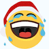 Xmas crying with laughter Skype