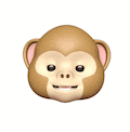 🐵 Cara de mono Animoji